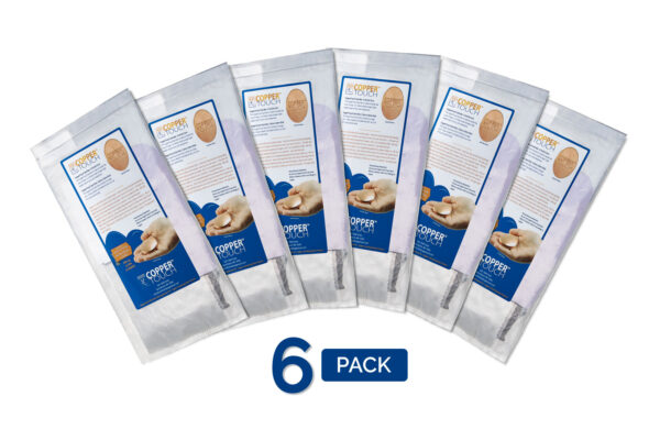 CopperTouch 6 Pack - Get the Sanitizing Power of Copper. Enough for the family.